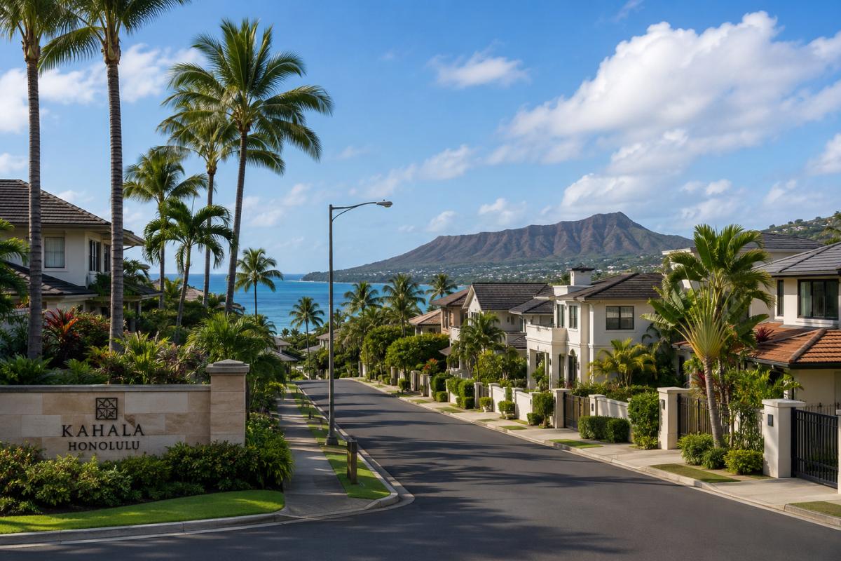 Kahala luxury neighborhood